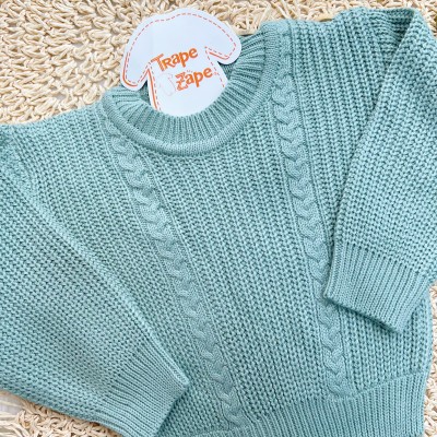 Blusa de Linha Ponto Alto Fechado - Verde